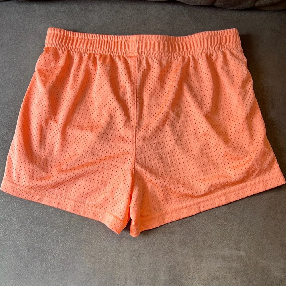Champion running & basketball shorts, Bright orange, athletic mesh shorts - Picture 3 of 5